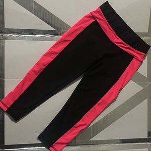 JC Coco Limon Pink and Black Yoga Capris